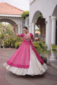 Chaniya Choli de Algodón Puro Especial para Navratri, Lehenga Choli Tradicional India para Mujer, Secado Rápido, Absorbe la Humedad - Product Image 2