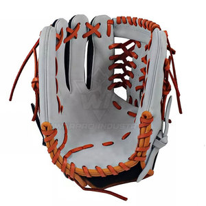 Guantes de béisbol de cuero directos de fábrica, ajustables para jóvenes y adultos, para entrenamiento deportivo y recreación. - Product Image 2