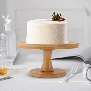 ขาตั้งเค้กไม้ดีไซน์ทันสมัยและขาตั้งคัพเค้ก จานผลไม้ ขาตั้งจานไอศกรีม ขาตั้งจานสลัด - Product Image 6