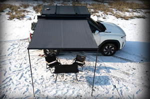 TRAP OVERLAND AUTO <b>awning</b> 2.5m size auto <b>Awning</b> <b>side</b> overlanding <b>awning</b> wind test car off road freestanding <b>awning</b> 4x4 heavy - Product Image 2