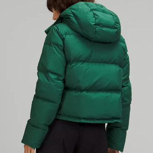 Chaquetas Acolchadas de Moda para Mujer, Color Sólido, Alta Calidad, Impermeables, Ecológicas, Cuello Alto, Reversibles, para Invierno - Product Image 3