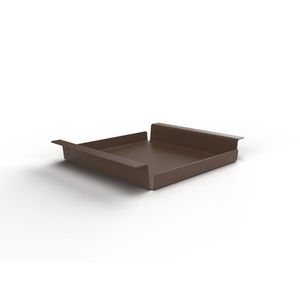 Plateau de service à fruits en aluminium moulé, style américain vintage, poli, METAL WAVE, écologique, 0,4 kg, plateaux de service pour dattes - Product Image 4