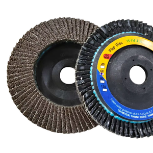 Disque à lamelles en oxyde d'aluminium pour ponceuse/outil de meulage et d'ébavurage, grain 40-320, 4 et 5 pouces, origine Vietnam - Product Image 1