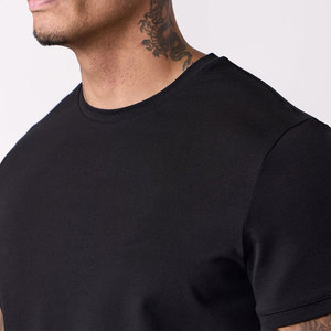 เสื้อยืดทรงปกติ ผ้าฝ้าย 100% สปอร์ต รักษ์โลก ระบายอากาศได้ดี ทรงเข้ารูป ใส่สบายสำหรับฤดูร้อน แฟชั่นเรียบง่าย แขนสั้น - Product Image 6