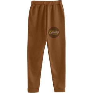 Conjunto deportivo con capucha para mujer, color marrón sólido, sudadera con capucha de manga larga y pantalones jogger con cordón, conjunto informal de dos piezas - Product Image 3