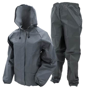 Men's Waterproof Men's Thickened Waterproof Rain Coat & Trousers Set, Windproof Heavy Rain Suit for Motorcycle Riding, Fishing, - Product Image 4