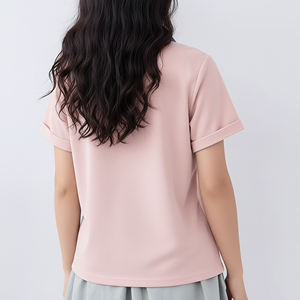 เสื้อผ้าสตรีทแวร์ฤดูร้อนผ้าคอตตอนโพลีเอสเตอร์เนื้อหนาแบบ OEM/ODM ผลิตตามสั่ง ปักโลโก้ตามต้องการ แห้งเร็ว - Product Image 3