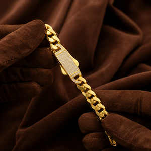 Luxury Cuban Link <b>Bracelet</b> for <b>Men</b> Iced Moissanite Hip Hop Jewelry Silver & Gold Plated Custom Claw Setting <b>Chain</b> - Product Image 6