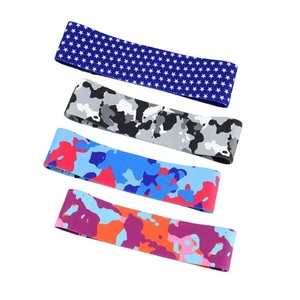 GAF Customize Non-Rolling Hip Circle Gym Fitness Stretching Anti-Slip Cotton Latex Resistance Exercise <b>Booty</b> Bands - Product Image 5