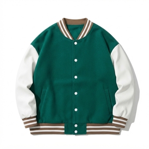Premium Quality Leather Varsity <b>Jacket</b> Leather Sleeve & Wool Body <b>Baseball</b> Varsity <b>Jacket</b> 2026 <b>Men's</b> Clothing <b>Jackets</b> <b>for</b> Sale - Product Image 1