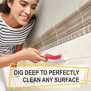 Set di 3 Spazzole Durevoli per Doccia con Manico Ergonomico, Spazzole per Pulizia Fughe e Superfici - Product Image 3