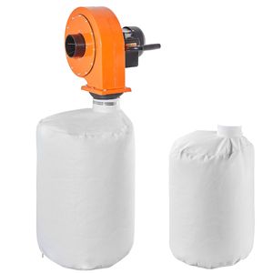 Collettore di Polvere a Parete Usato da 1 HP 560 CFM per Lavorazione del Legno, per Polveri da 2,5 Micron, con Spina USA, Sacchi per la Raccolta della Polvere - Product Image 1