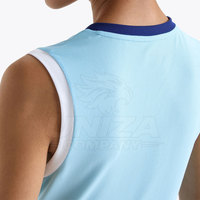 Vêtements d'entraînement sportif pour hommes, uniforme de tennis pour adultes, tissu respirant 100% polyester, ensemble chemise sans manches et jupe, léger