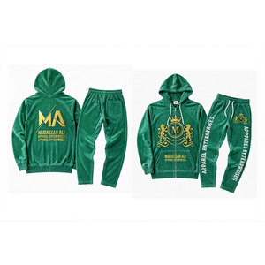 ชุดวอร์มมีฮู้ดสีชมพู Mudassar Ali Apparel Enterprises ผลิตจากโพลีเอสเตอร์ 100% หนัก 350 กรัม ซิปยาวเต็มตัวพร้อมกระเป๋าหน้า - Product Image 5