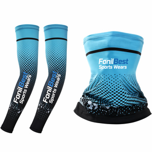 Mascarillas y Mangas Protectoras para Ciclismo, Deportivas, de Verano, con Protección UV, Unisex, de Spandex/Poliéster, Nuevo Estilo Personalizado - Product Image 1