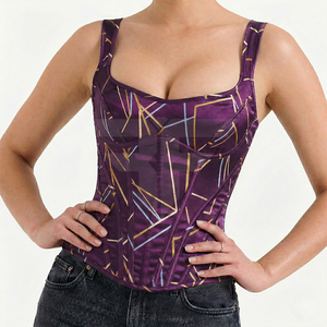 Blusas básicas universales para mujer, camisa sin mangas de mezcla de algodón ligera para uso diario, blusa para mujer - Product Image 1