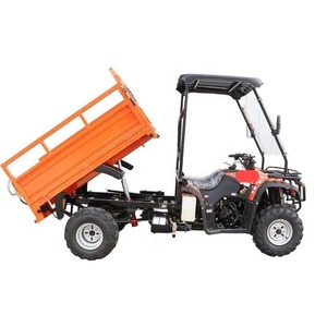 Véhicule tout-terrain agricole avec benne basculante hydraulique, transmission manuelle par arbre, moteur 4 temps essence/diesel, haute capacité de charge - Product Image 3