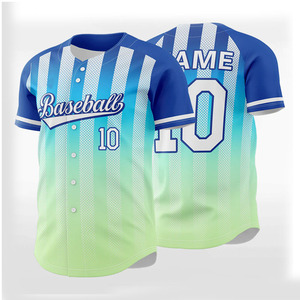 Maillot de baseball personnalisé, Maillot de baseball par sublimation, Maillot de baseball en gros, Maillot de baseball vierge, Uniforme de baseball d'équipe personnalisé - Product Image 1