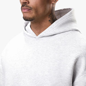 Sweat à capuche surdimensionné de luxe en molleton 100 % coton de haute qualité, épais 500 g/m², pour hommes - Product Image 6