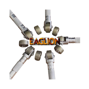 Herramienta de torno Manual de rueda mágica pequeña de diamante para fabricante de fondo brillante para anillos, brazaletes, accesorios de joyería - Product Image 5