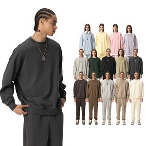 Sweatshirts personnalisés pour hommes Vente en gros en vrac Sweatshirts à col ras du cou Taille et étiquetage personnalisés Sweatshirts en coton personnalisés pour hommes - Product Image 4