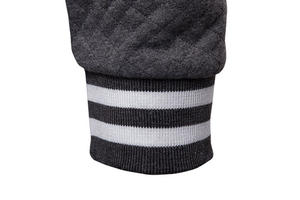 Chaqueta Varsity de Béisbol Personalizable para Hombre, Estilo Urbano, Cuero PU, con Botones Argyle, para Invierno 2025 - Product Image 5