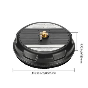 Idropulitrice a Pressione per Superfici da 15 Pollici, Accessori in Plastica per Idropulitrice, 4 Attacchi Rapidi, 4000 Max PSI, 1/4 Ruote, 2 Ruote, 4000 Max - Product Image 4