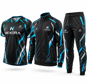 Vêtements d'e-sport personnalisés pour hommes avec étiquette privée |   Bleu noir et six variations de couleurs |   Fabricant OEM ODM |   X Sports City | - Product Image 3