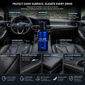 Revestimiento Cerámico Hidrofóbico para Cuero CLC-836H de 30 ml con Durabilidad de 30000 Ciclos de Abrasión para Talleres de Detallado Automotriz, OEM, ODM - Product Image 3