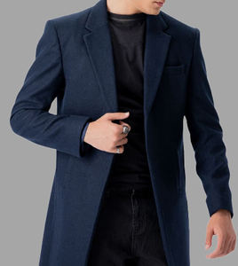 เสื้อโค้ทยาวผู้ชายทรงดับเบิ้ลเบรสต์ ดีไซน์สวย ราคาโรงงาน วัสดุผ้าขนสัตว์ ระบายอากาศได้ดี ราคาถูก ใส่ได้ทั้งชายและหญิง - Product Image 3