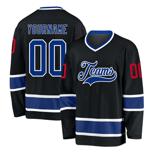 Jersey de Hockey Personalizado Transpirable, Uniforme de Equipo Sublimado que Absorbe la Humedad para Jugadores de Hockey sobre Hielo - Product Image 2