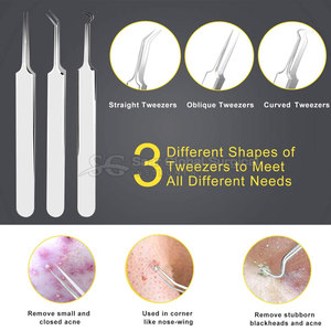 Kit de suppression des points noirs multi-outils avec embouts de précision pour les soins personnels et les soins de la peau à domicile - Product Image 4