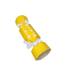 Boîte créative de luxe en carton ondulé à 3 couches, auto-érigible, personnalisable, en matériaux recyclés de qualité supérieure, modèle bonbon en papier pliable - Product Image 3