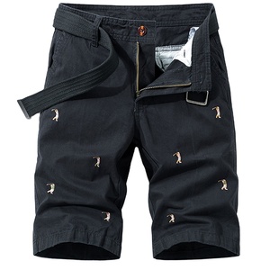 Vente en gros de shorts de bain personnalisés pour hommes toile séchage rapide écologique respirant cordon de serrage taille multicolore été plage mode - Product Image 1