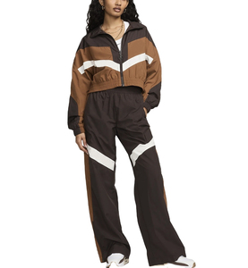 Women's <b>White</b> Black Solid Casual Hooded Short Sports Wear <b>Set</b> Long Sleeve Regular Fit Full Waterproof Breathable Quick Dry 100% - Product Image 6