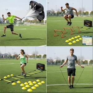 Attrezzatura Professionale Regolabile per Fitness - Set di Allenamento con Scala per Agilità, Velocità e Coordinazione dei Piedi, con Borsa per il Trasporto - Product Image 3