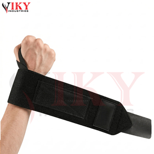 Attelles de poignet de qualité supérieure, blanches, robustes, avec boucle élastique réglable pour la musculation, la gym et le powerlifting. - Product Image 4