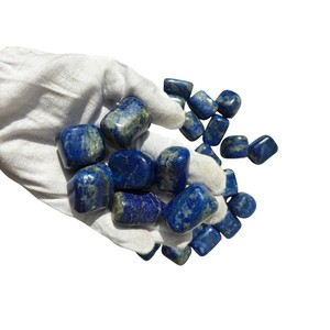 Pierres roulées en lapis-lazuli bleu profond |   Cristaux de guérison naturels polis de haute qualité |   Méditation Reiki Feng Shui |   Personnalisé - Product Image 5
