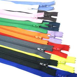 Fermeture éclair en nylon à verrouillage automatique en plastique, 20 cm, extrémité fermée, couleur personnalisée, pour pantalons et vêtements - Product Image 5