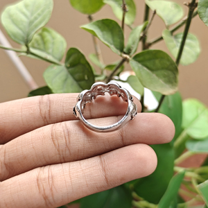 18k Silver Plated Brass <b>Skull</b> Face <b>Ring</b> Unique Style Trendy Women Fashion Jewelry Best Selling Product Statement Minimalist <b>Ring</b> - Product Image 6