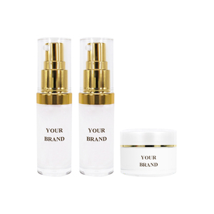 Coffret de Soins Anti-âge et Éclaircissant aux Herbes à Marque Blanche : Sérum et Crème pour une Peau Éclatante pour Femme - Product Image 1
