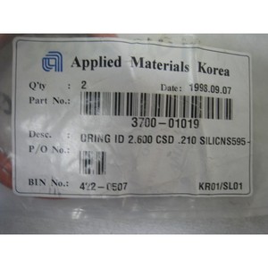 2 nuevos ORINGS AMAT 3700-01019 ID 2.600 CSD .210 - Equipo y piezas de semiconductores de confianza de Trusted Global Legacy - Product Image 3