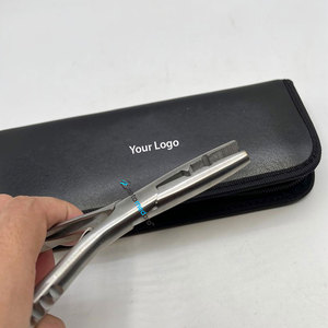 Pince à extensions capillaires multifonctionnelle en acier inoxydable courbée à 1 trou, écologique, pour extensions de cheveux naturels, trou de 3 mm - Product Image 2