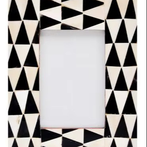 Custom Size for UV Printed Horn Inlay Photo <b>Frame</b> Handmade Resin Wood Decorative <b>Frame</b> Bulk Supply Luxury Home Decor <b>Frame</b> - Product Image 1