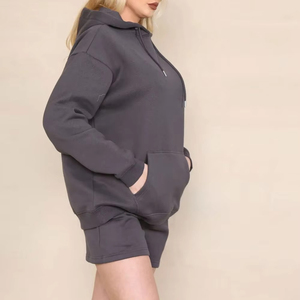 Casual Summer Autumn Fashion Women's Hoodies & Shorts <b>Twin</b> <b>Set</b> Tracksuits Outdoor Fashion Gym Wear & Lounge <b>Set</b> Ladies - Product Image 5