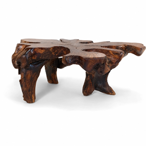 Antique Solid Wood <b>Dining</b> <b>Table</b> Star Teak Root Coffee <b>Table</b> Irregular Wooden <b>Table</b> for Home Hotel <b>Bar</b> - Product Image 5