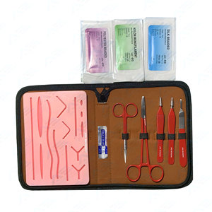 Suture <b>Kit</b> with Practice Skin for <b>Suturing</b> Training Medical Student Suture Practice <b>Kit</b> Medical Students Teaching Supplies - Product Image 1