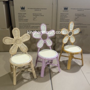 Wholesale Handmade Rattan <b>Kids</b> <b>Chair</b> Rental for Events Wedding Party Birthday Photography Studio - Product Image 2
