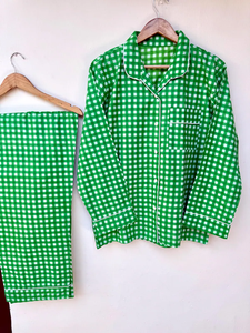 ชุดนอนผู้หญิงลายเสือพิมพ์ลาย Naaz Textile ชุดนอนลำลองฤดูร้อน ผ้าฝ้ายเนื้อนุ่ม ระบายอากาศได้ดี ความยาวระดับเข่า - Product Image 4