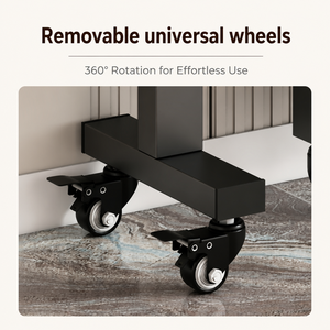 Modern Round Folding Dining <strong>Table</strong> Metal Frame Extendable Movable Space Saving Kitchen <strong>Table</strong> for <strong>Small</strong> Apartment Home Furniture - Product Image 5